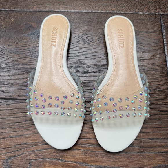 Schutz Greece Flat Slide Sandal - Picture 4 of 6